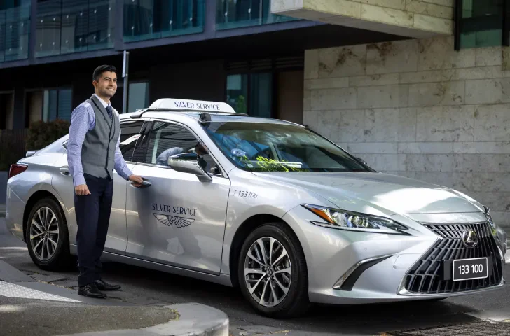 Silver Service vehicle and driver