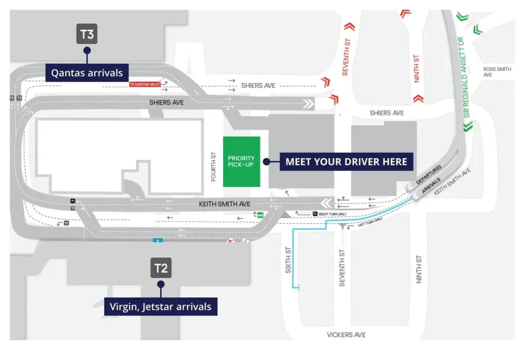 Domestic Airport Map